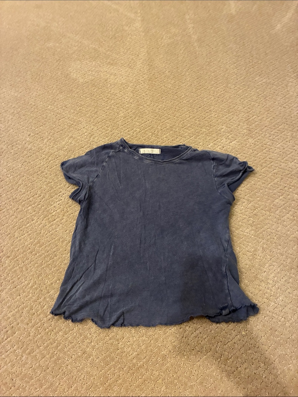 We The Free Navy Short Sleeve Crew Tee